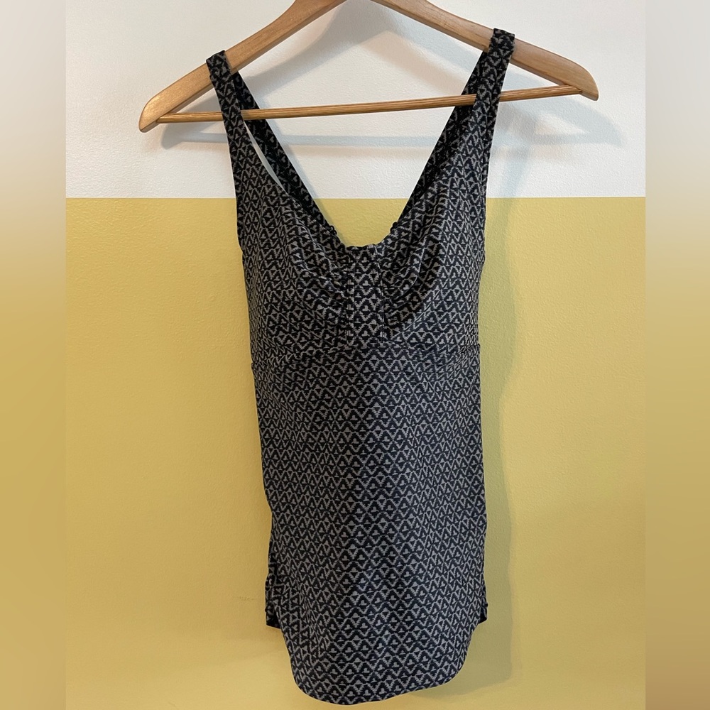 Prana 36D / M Tankini Underwire Swim Top